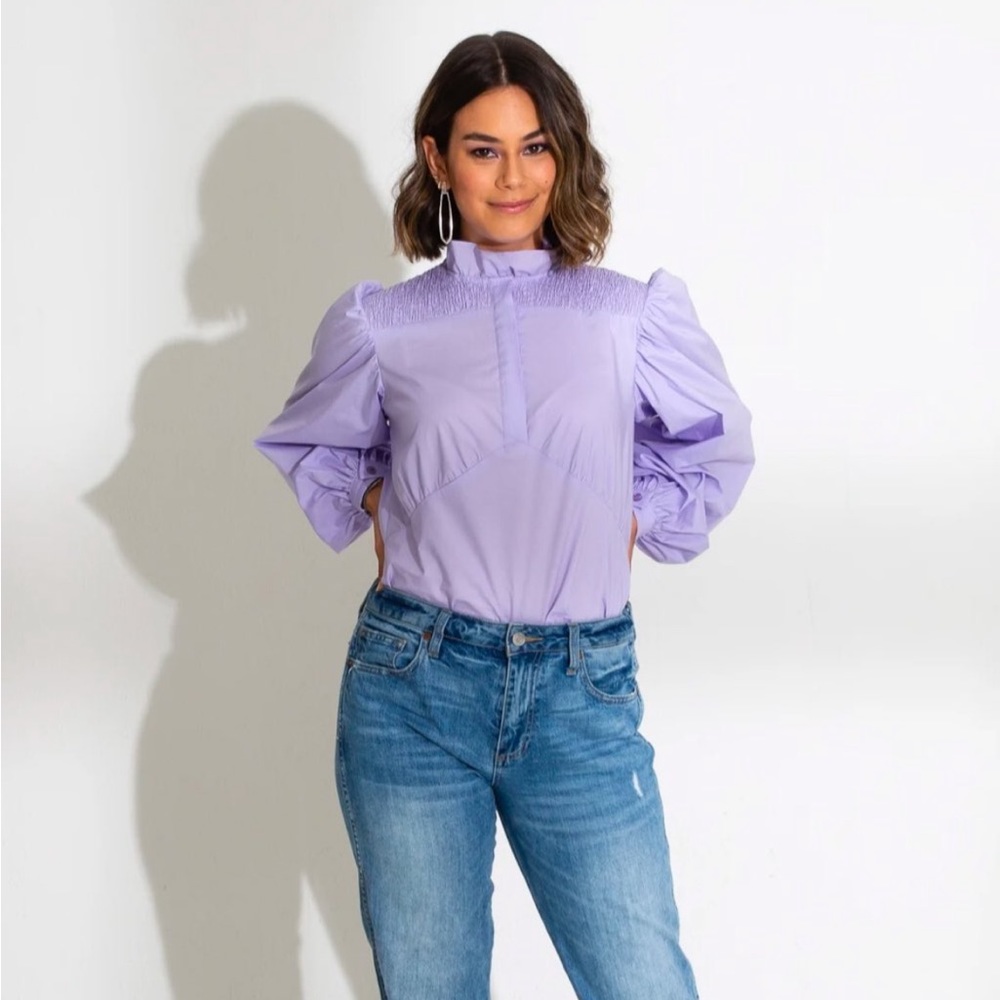 Second Sight Oversized Edition 18 Ruffle Neck blouse - Picture 6 of 7